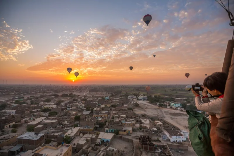 Excursión en globo en Luxor